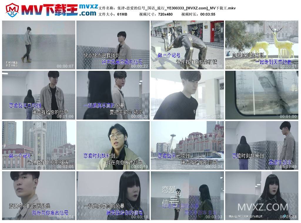 张津-恋爱的信号_国语_流行_YE300333